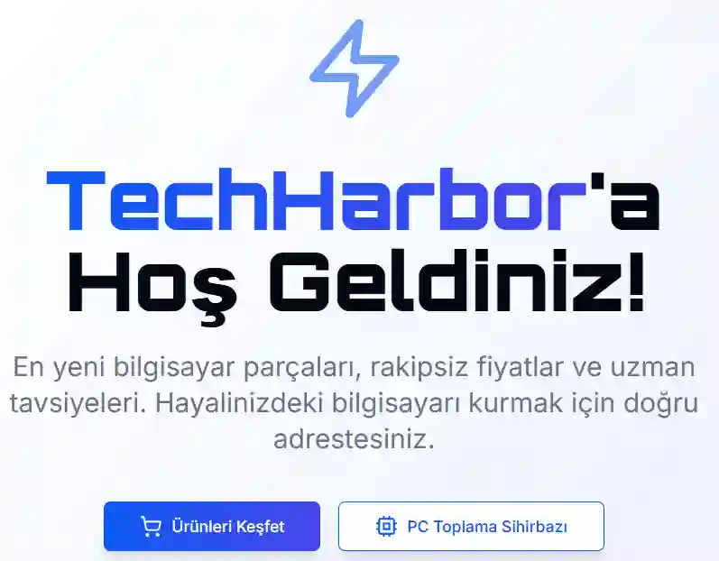 TechHarbor ana sayfası